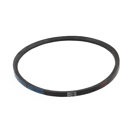D&D SPZ710 Metric V-Belt, 710mm Outside Length, 10 mm Top Width, 8 mm Thickness, 1 Ribs SPZ710
